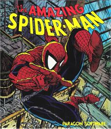 Box cover for The Amazing Spider-Man on the Microsoft DOS.