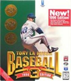 Box cover for Tony La Russa Baseball 3 - 1996 Edition on the Microsoft DOS.