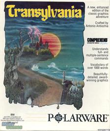 Box cover for Transylvania on the Microsoft DOS.