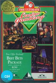 Box cover for Trump Castle - The Ultimate Casino Gambling Simulation on the Microsoft DOS.