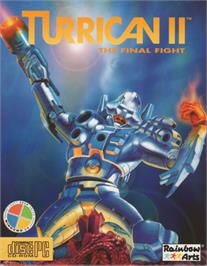 Box cover for Turrican 2 - The Final Fight on the Microsoft DOS.