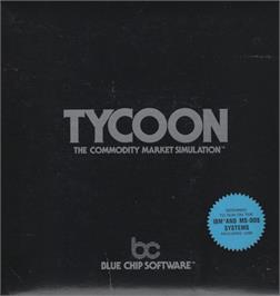 Box cover for Tycoon - The Commodity Market Simulation on the Microsoft DOS.