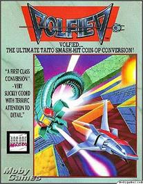 Box cover for Volfied on the Microsoft DOS.