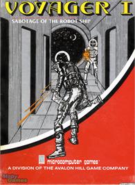 Box cover for Voyager I - Sabotage of the Robot Ship on the Microsoft DOS.