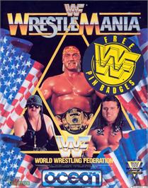 Box cover for WWF Wrestlemania on the Microsoft DOS.
