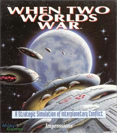 Box cover for When Two Worlds War on the Microsoft DOS.