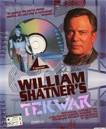 Box cover for William Shatner's TekWar on the Microsoft DOS.