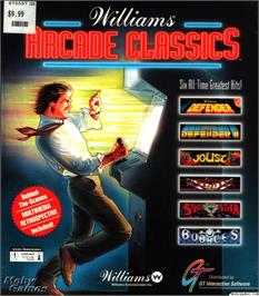 Box cover for Williams Arcade Classics on the Microsoft DOS.