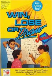 Box cover for Win, Lose or Draw Junior on the Microsoft DOS.