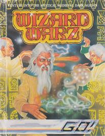 Box cover for Wizard Warz on the Microsoft DOS.