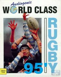 Box cover for World Class Rugby '95 on the Microsoft DOS.