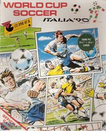 Box cover for World Cup Soccer - Italia '90 on the Microsoft DOS.