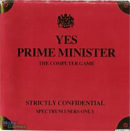 Box cover for Yes, Prime Minister on the Microsoft DOS.