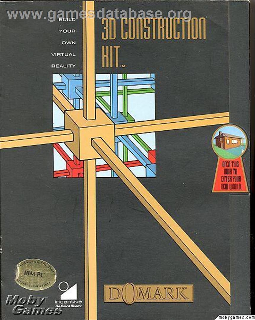 3D Construction Kit - Microsoft DOS - Artwork - Box