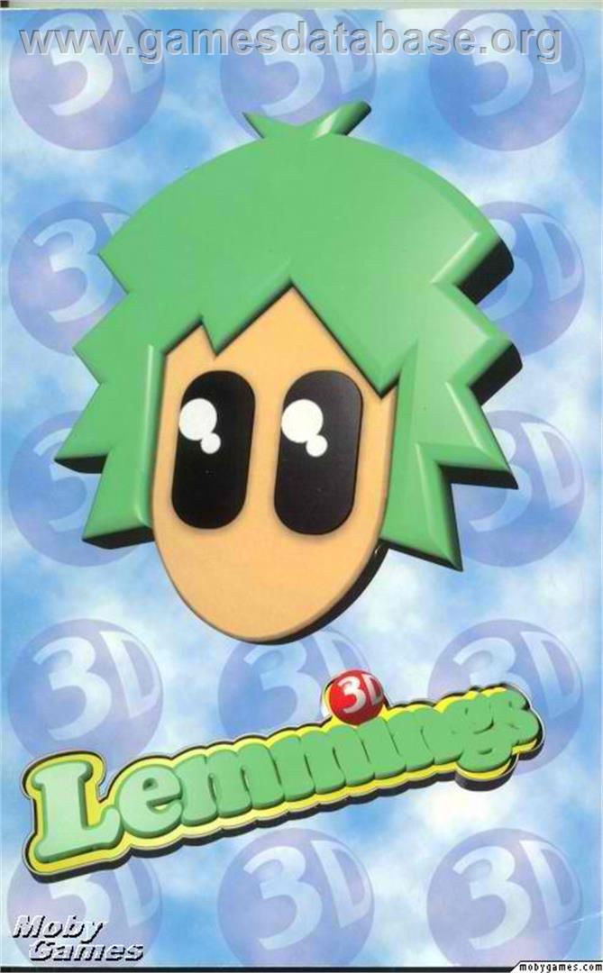 3D Lemmings - Microsoft DOS - Artwork - Box