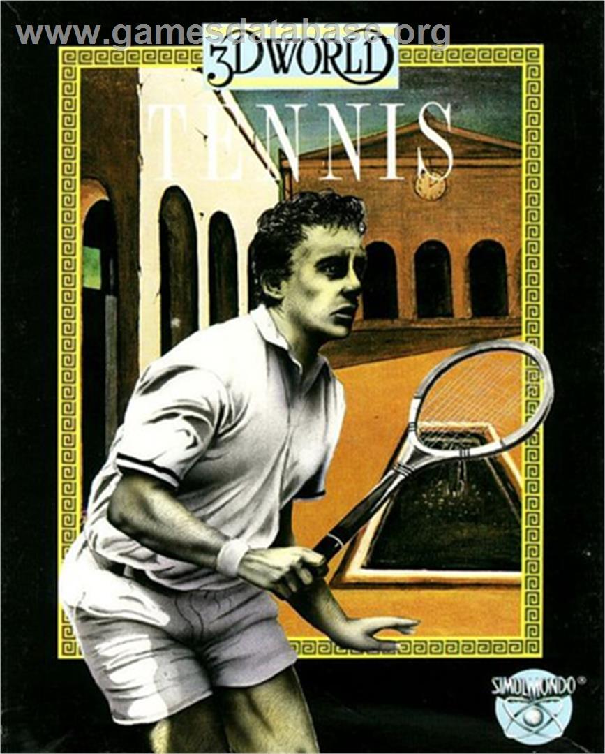 3D World Tennis - Microsoft DOS - Artwork - Box