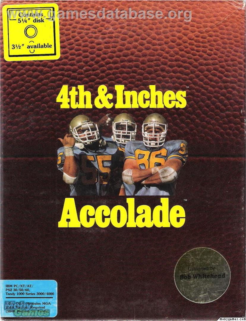 4th & Inches - Microsoft DOS - Artwork - Box