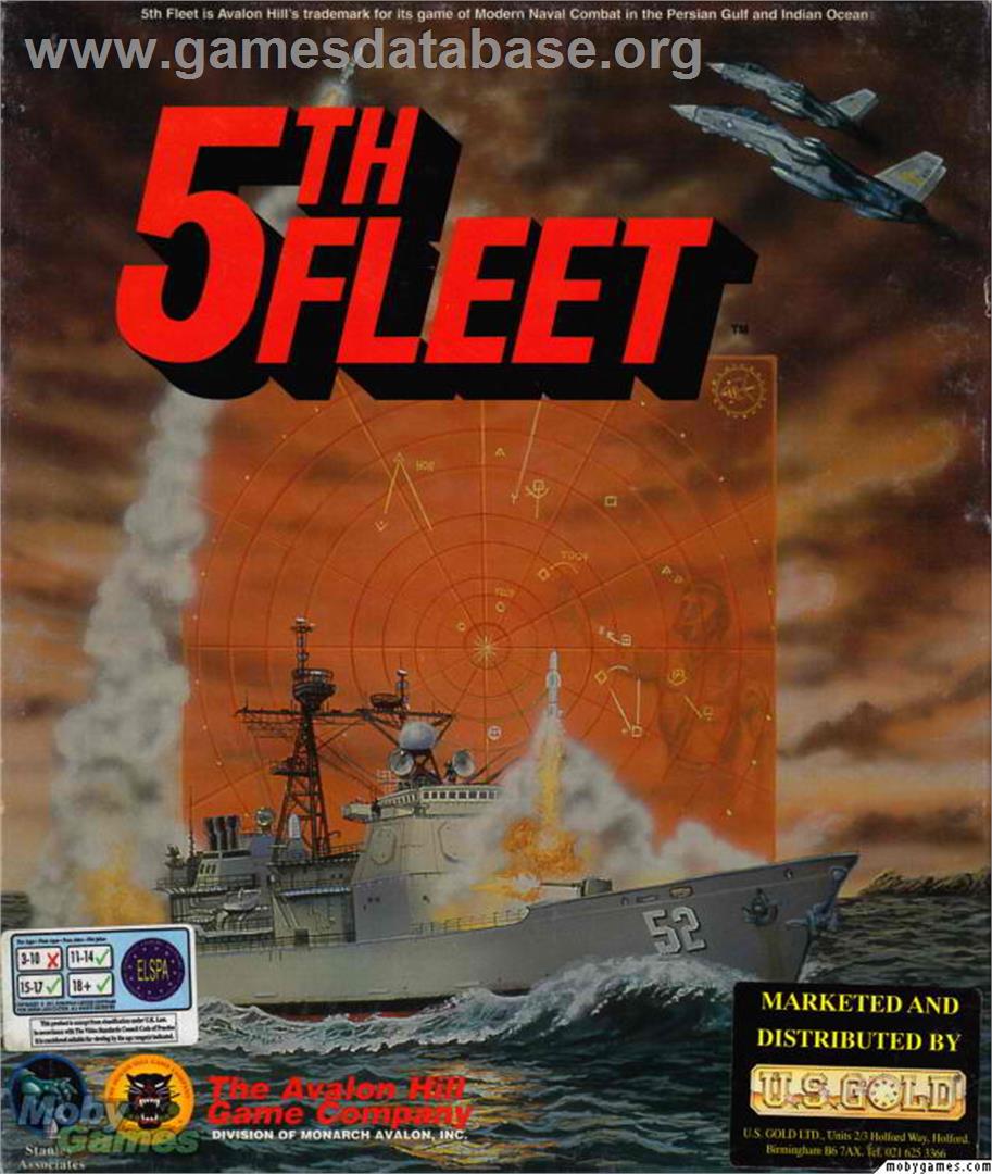 5th Fleet - Microsoft DOS - Artwork - Box
