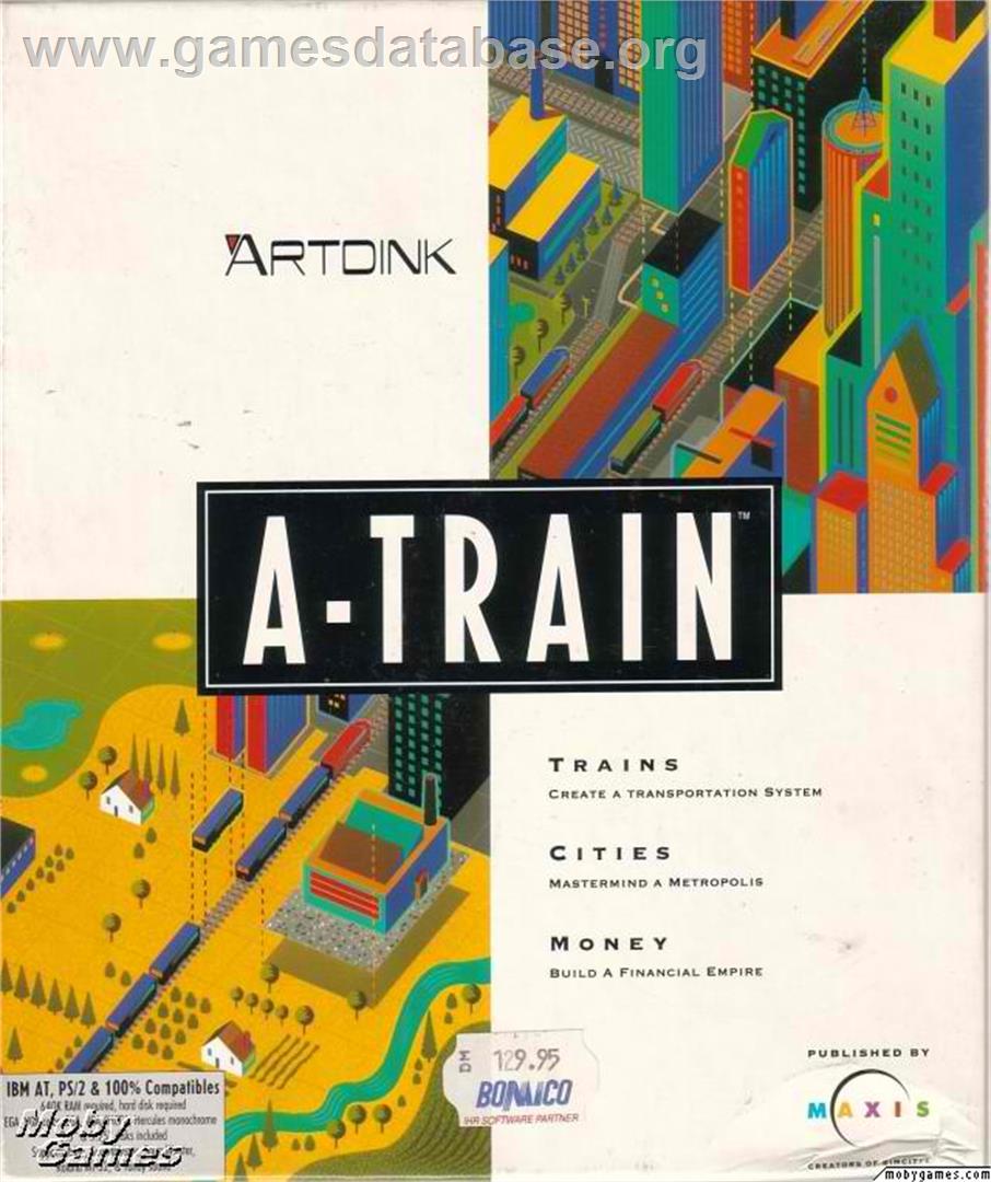 A-train - Microsoft DOS - Artwork - Box