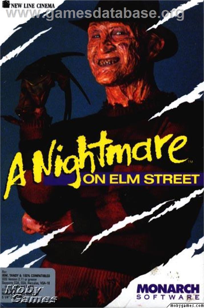 A Nightmare on Elm Street - Microsoft DOS - Artwork - Box