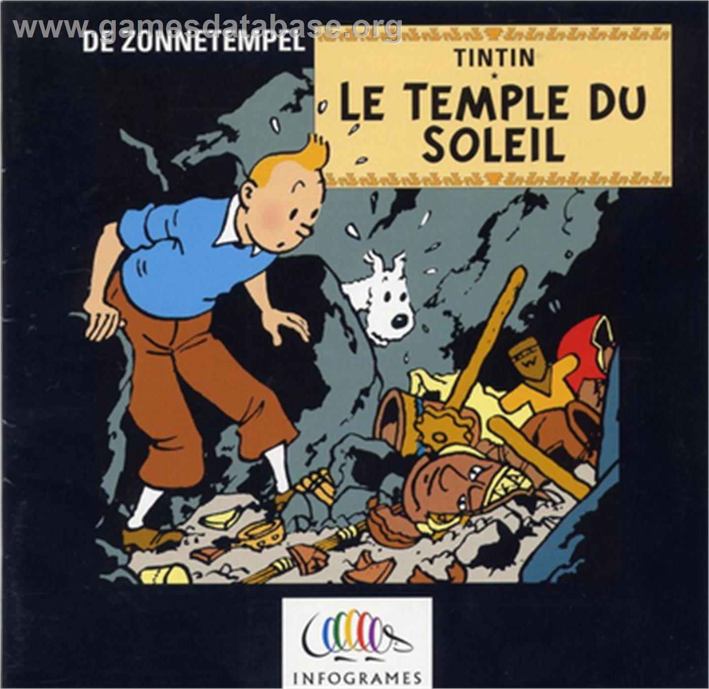 Adventures Of Tintin, The - Prisoners Of The Sun - Microsoft DOS - Artwork - Box