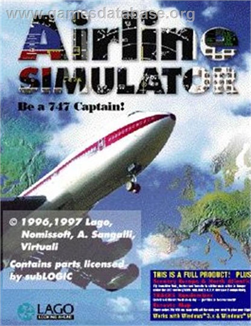 Airline Simulator - Microsoft DOS - Artwork - Box