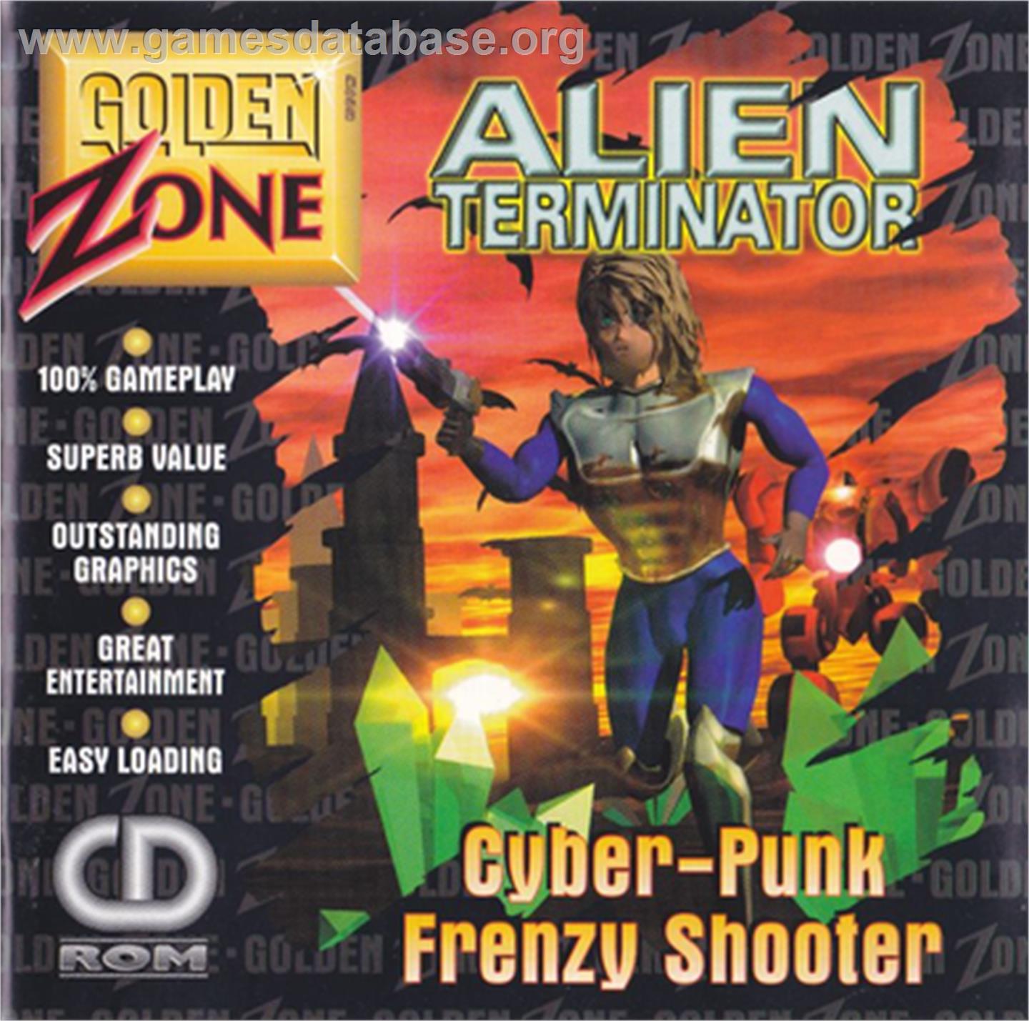 Alien Terminator - Microsoft DOS - Artwork - Box