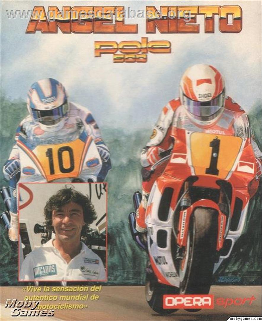 Angel Nieto Pole 500 - Microsoft DOS - Artwork - Box