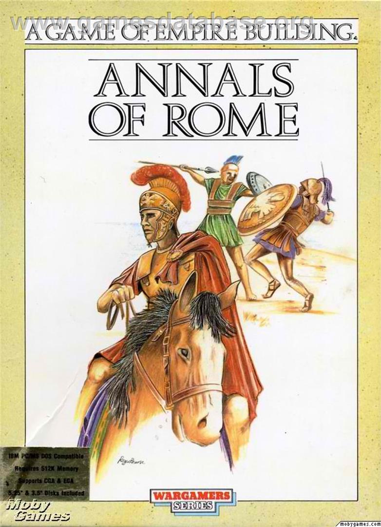 Annals Of Rome - Microsoft DOS - Artwork - Box
