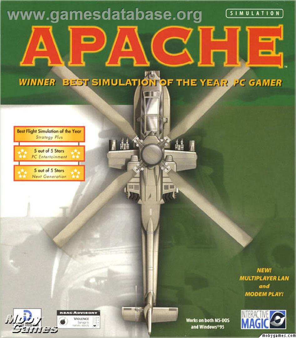 Apache Longbow - Microsoft DOS - Artwork - Box