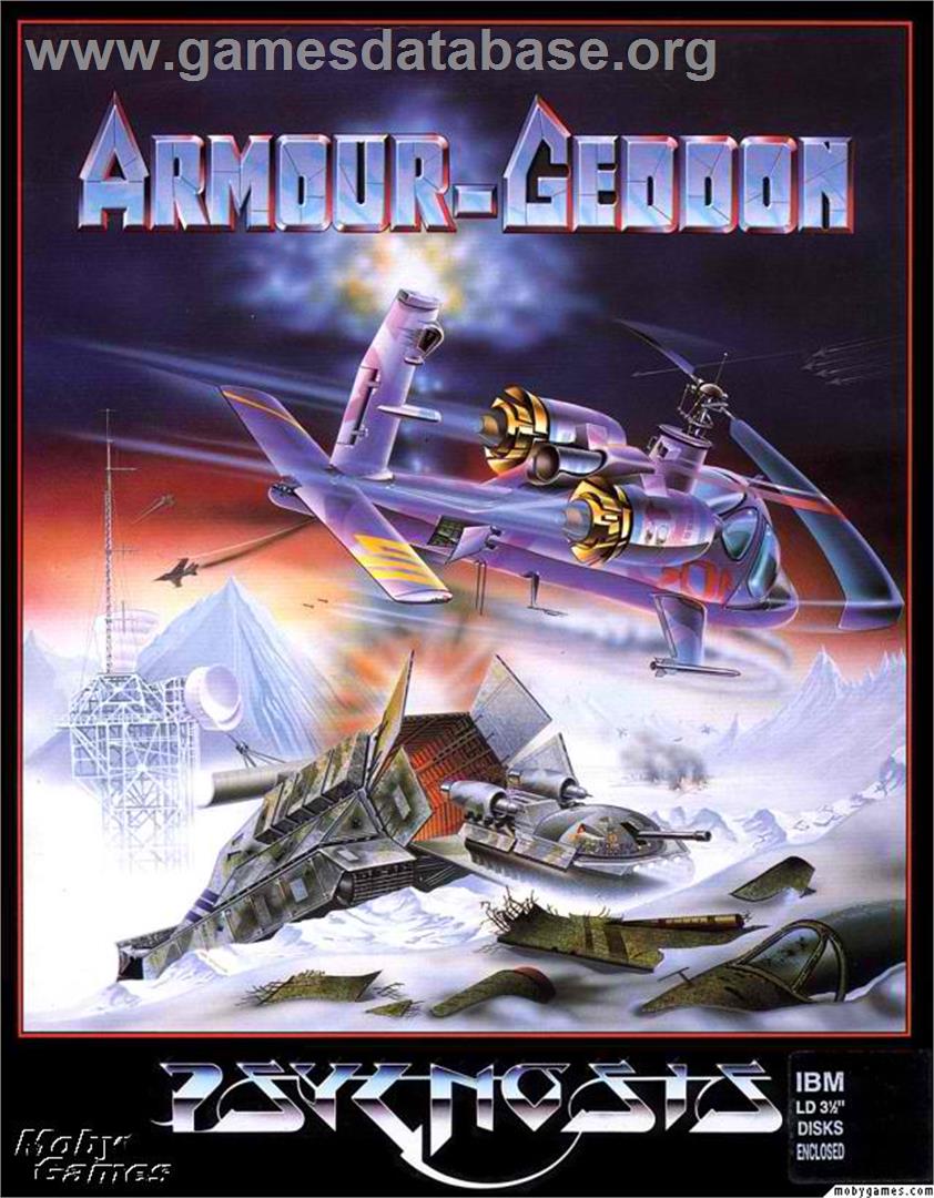 Armour-Geddon - Microsoft DOS - Artwork - Box