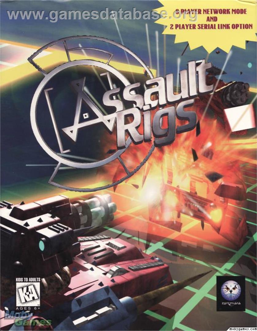 Assault Rigs - Microsoft DOS - Artwork - Box