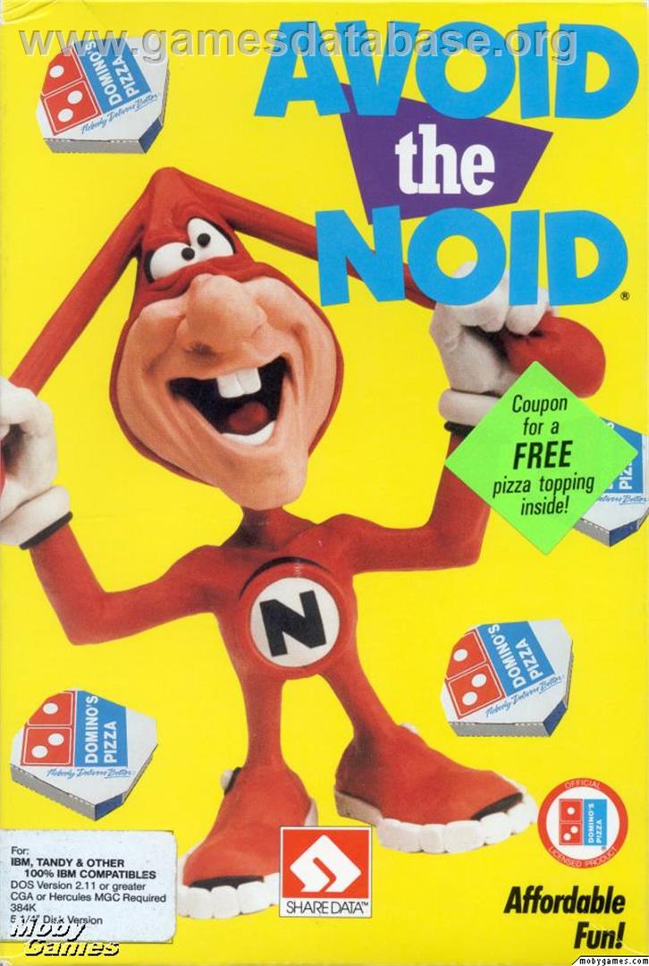 Avoid the Noid - Microsoft DOS - Artwork - Box