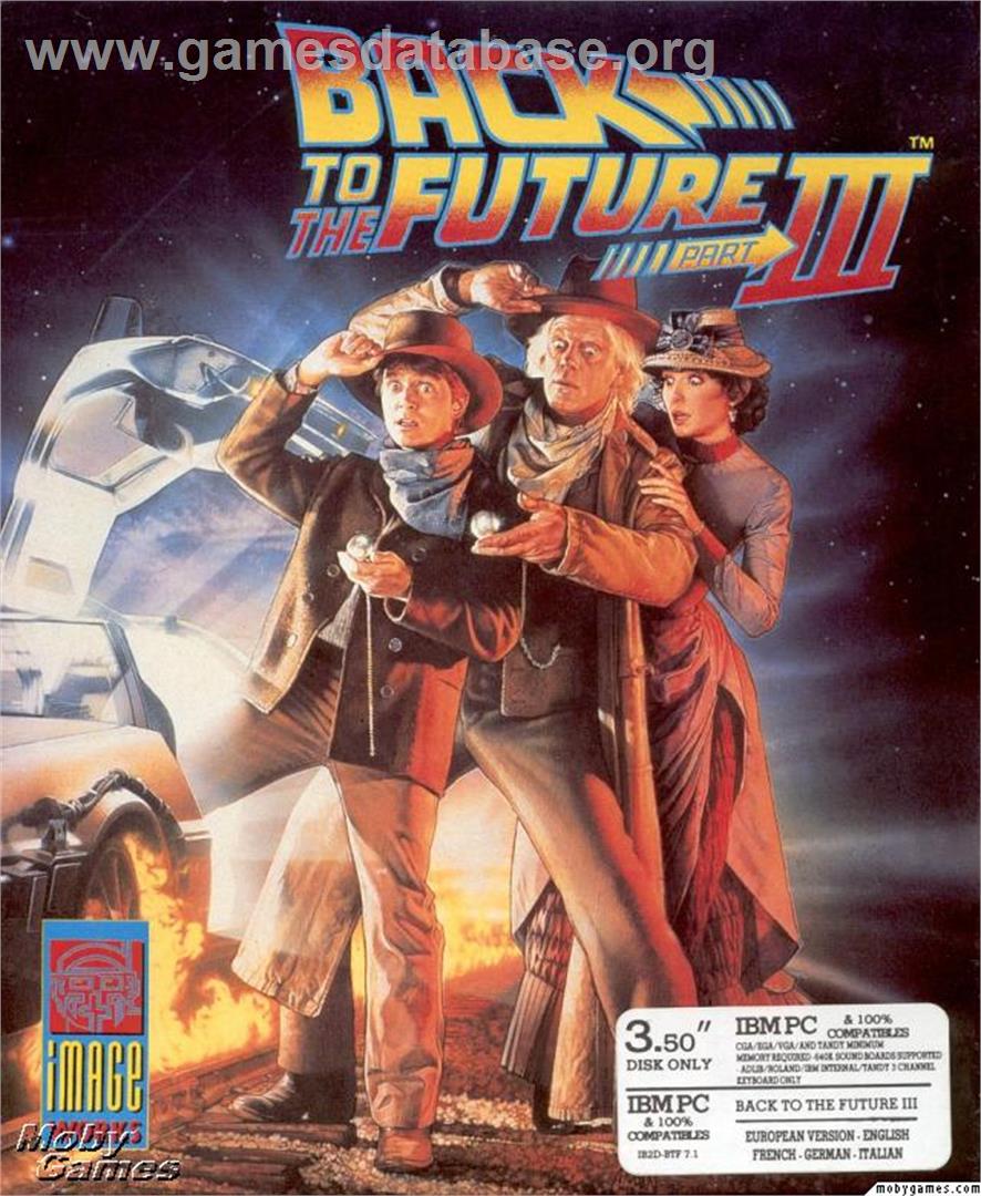 Back to the Future Part III - Microsoft DOS - Artwork - Box