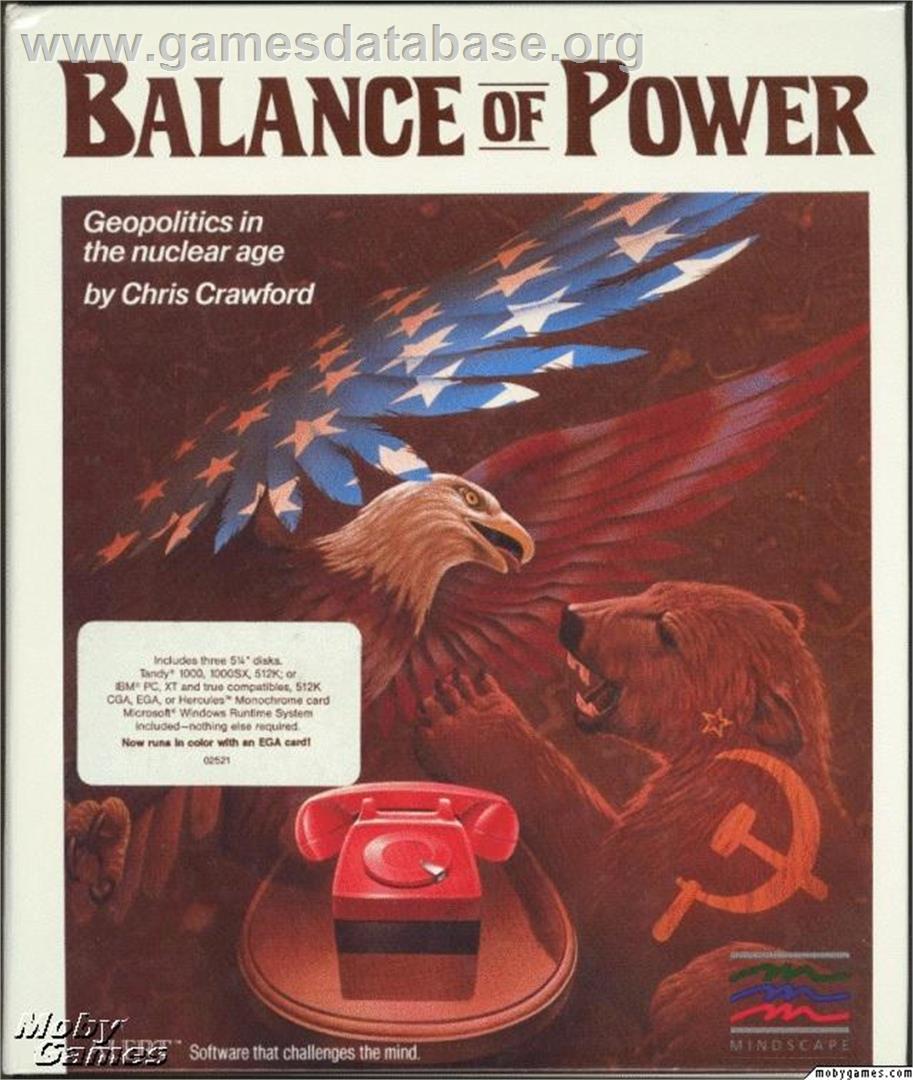 Balance of Power - Microsoft DOS - Artwork - Box