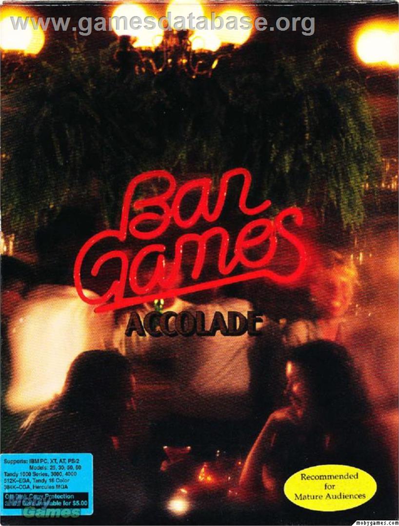 Bar Games - Microsoft DOS - Artwork - Box