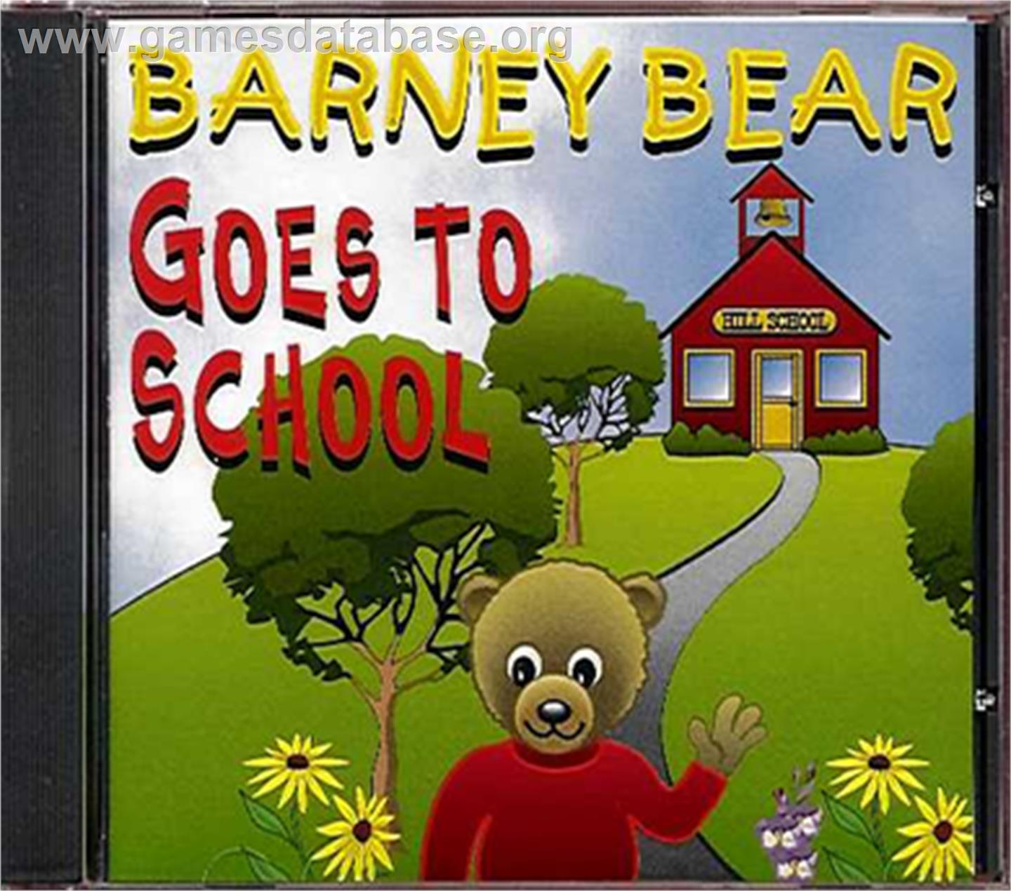 Barney Bear Goes To School - Microsoft DOS - Artwork - Box