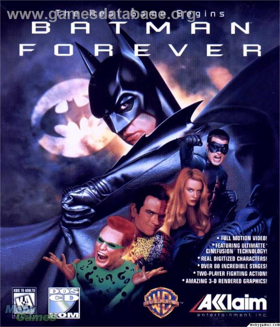 Batman Forever - Microsoft DOS - Artwork - Box
