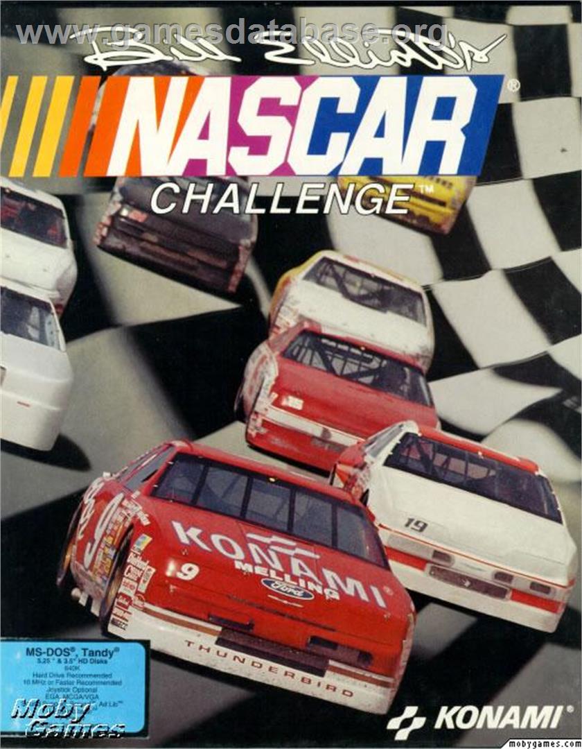 Bill Elliott's NASCAR Challenge - Microsoft DOS - Artwork - Box
