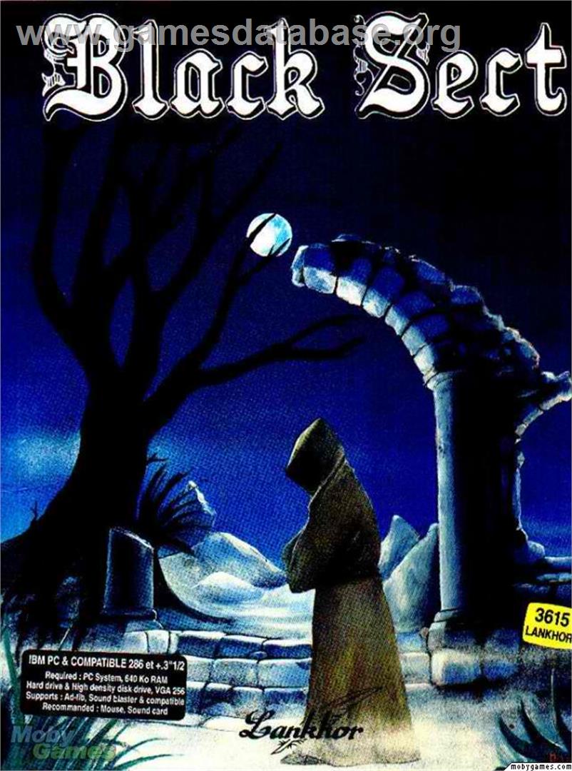 Black Sect - Microsoft DOS - Artwork - Box