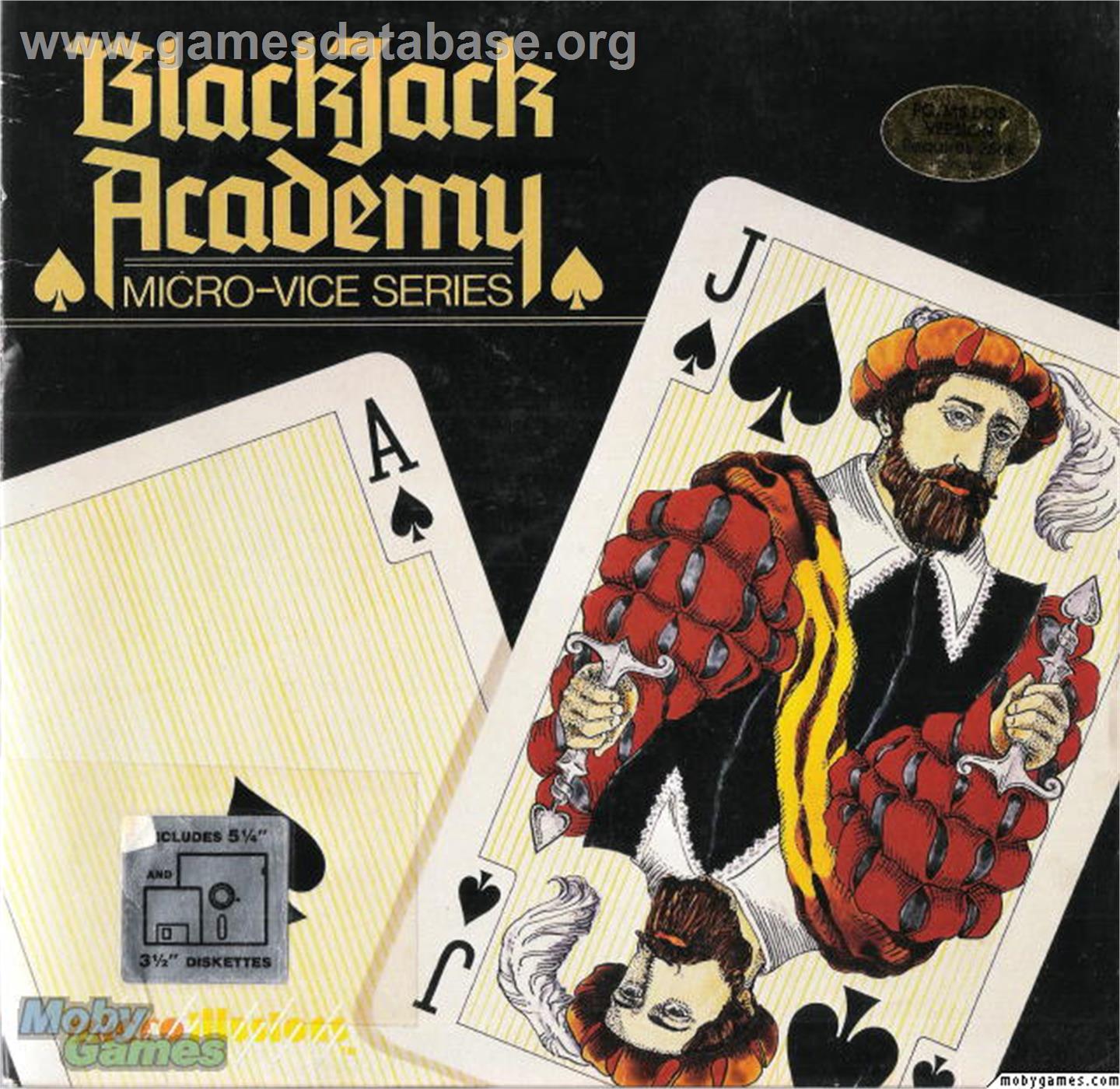 Blackjack Academy - Microsoft DOS - Artwork - Box