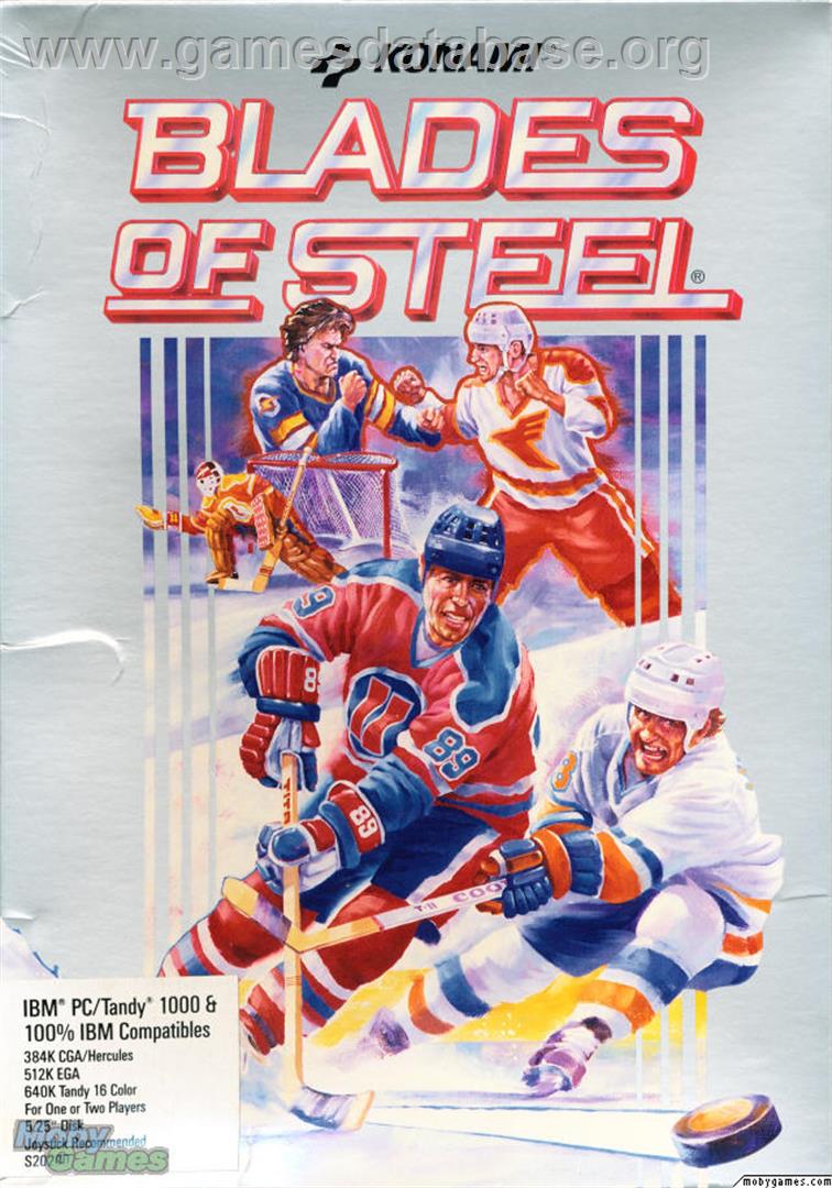 Blades of Steel - Microsoft DOS - Artwork - Box