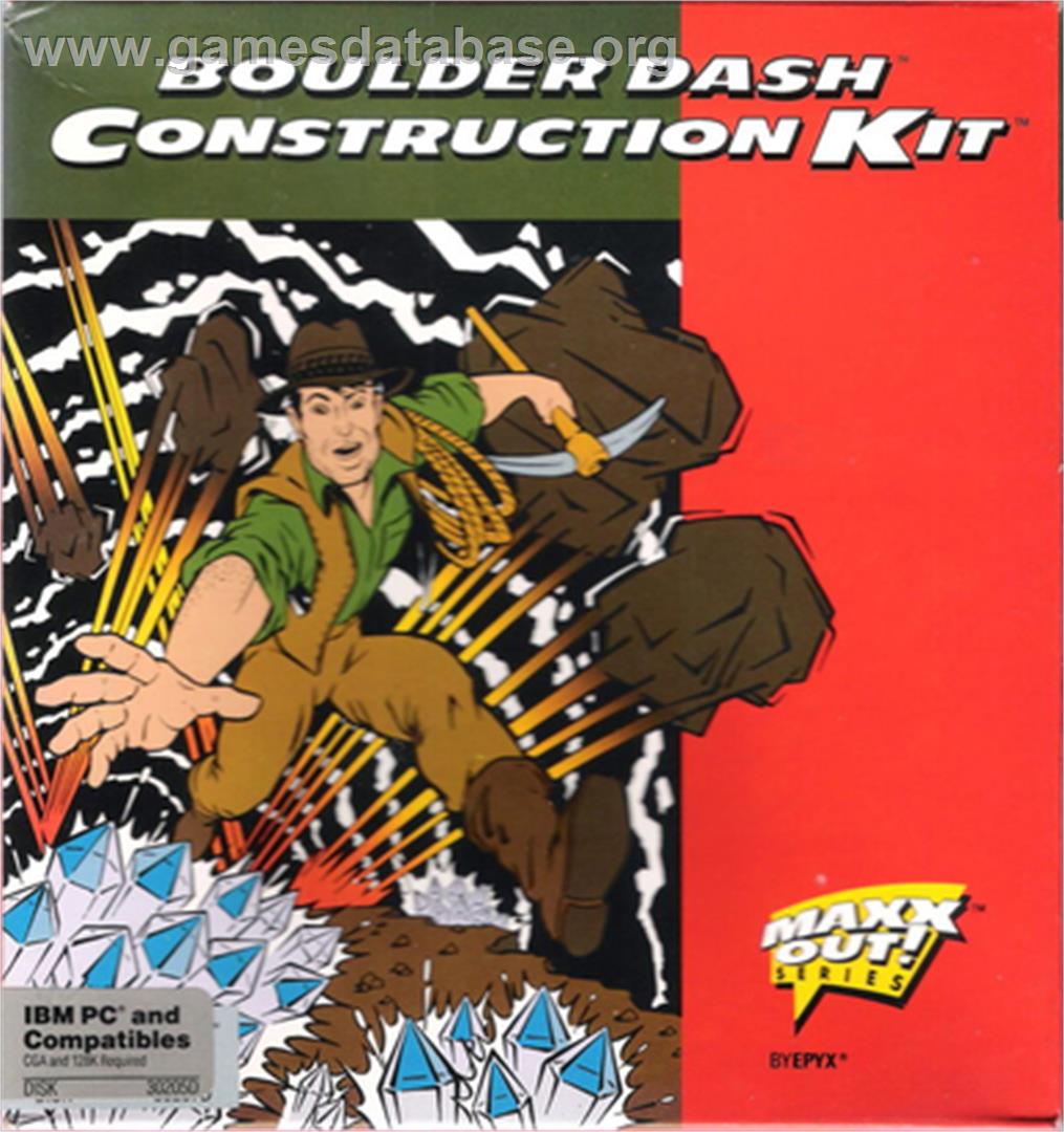 Boulder Dash Construction Kit - Microsoft DOS - Artwork - Box