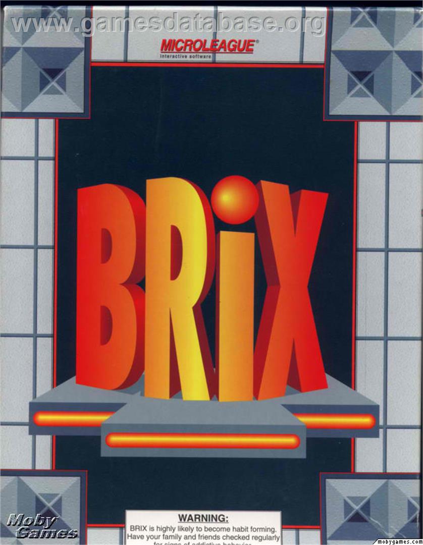 Brix (1993) - Microsoft DOS - Artwork - Box