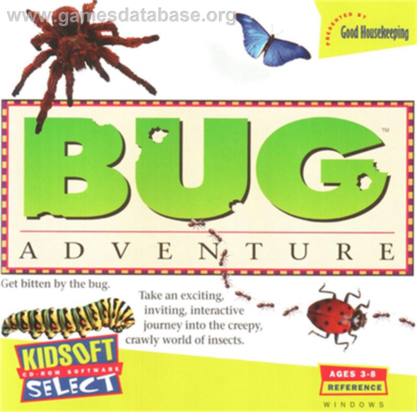 Bug Adventure - Microsoft DOS - Artwork - Box