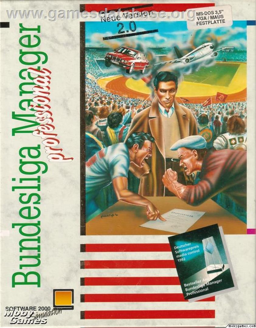 Bundesliga Manager Professional - Microsoft DOS - Artwork - Box