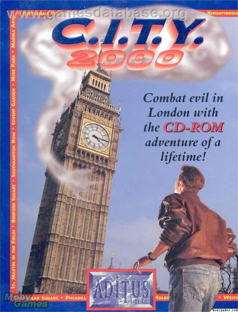 C.I.T.Y. 2000 - Microsoft DOS - Artwork - Box