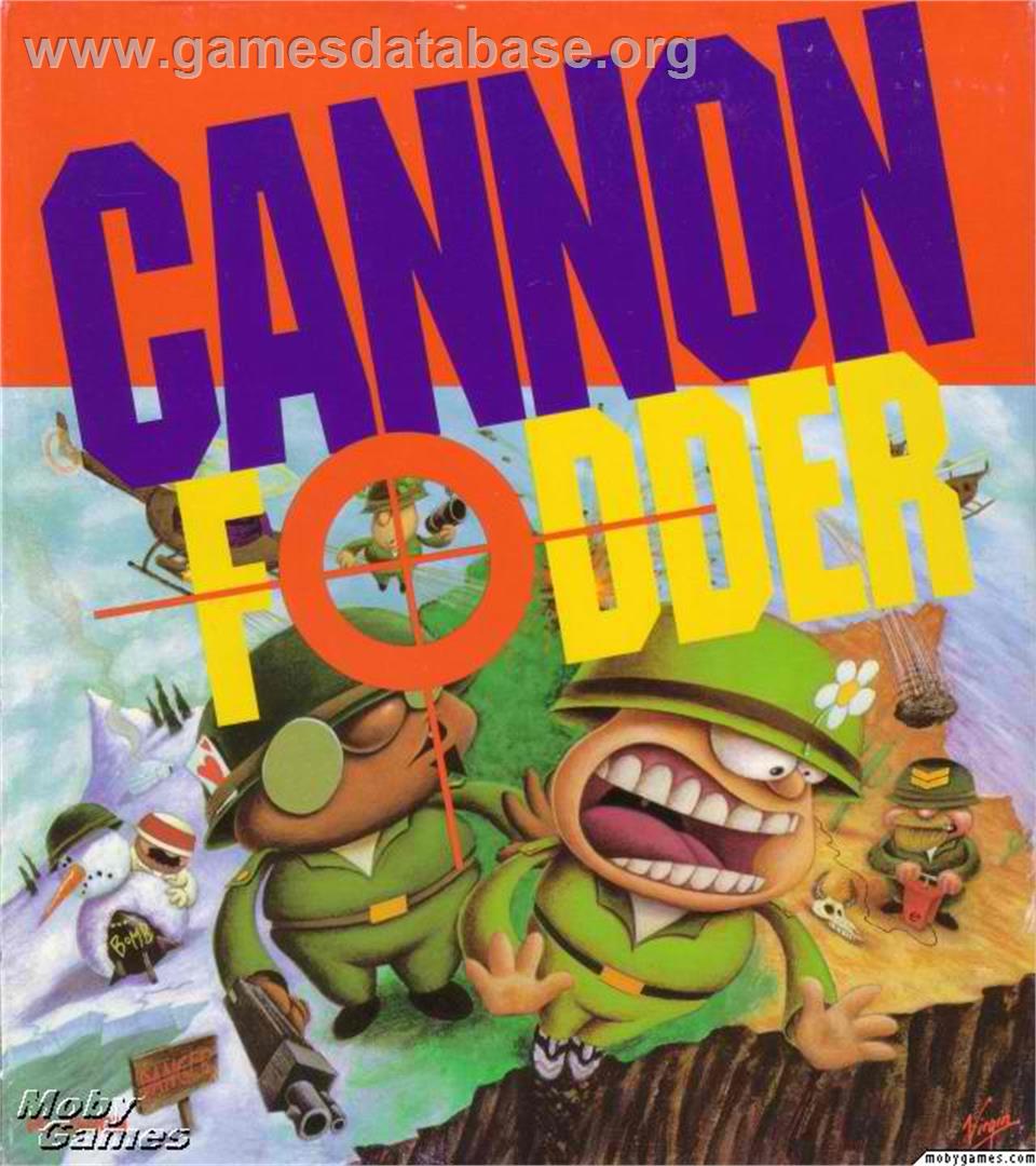 Cannon Fodder - Microsoft DOS - Artwork - Box