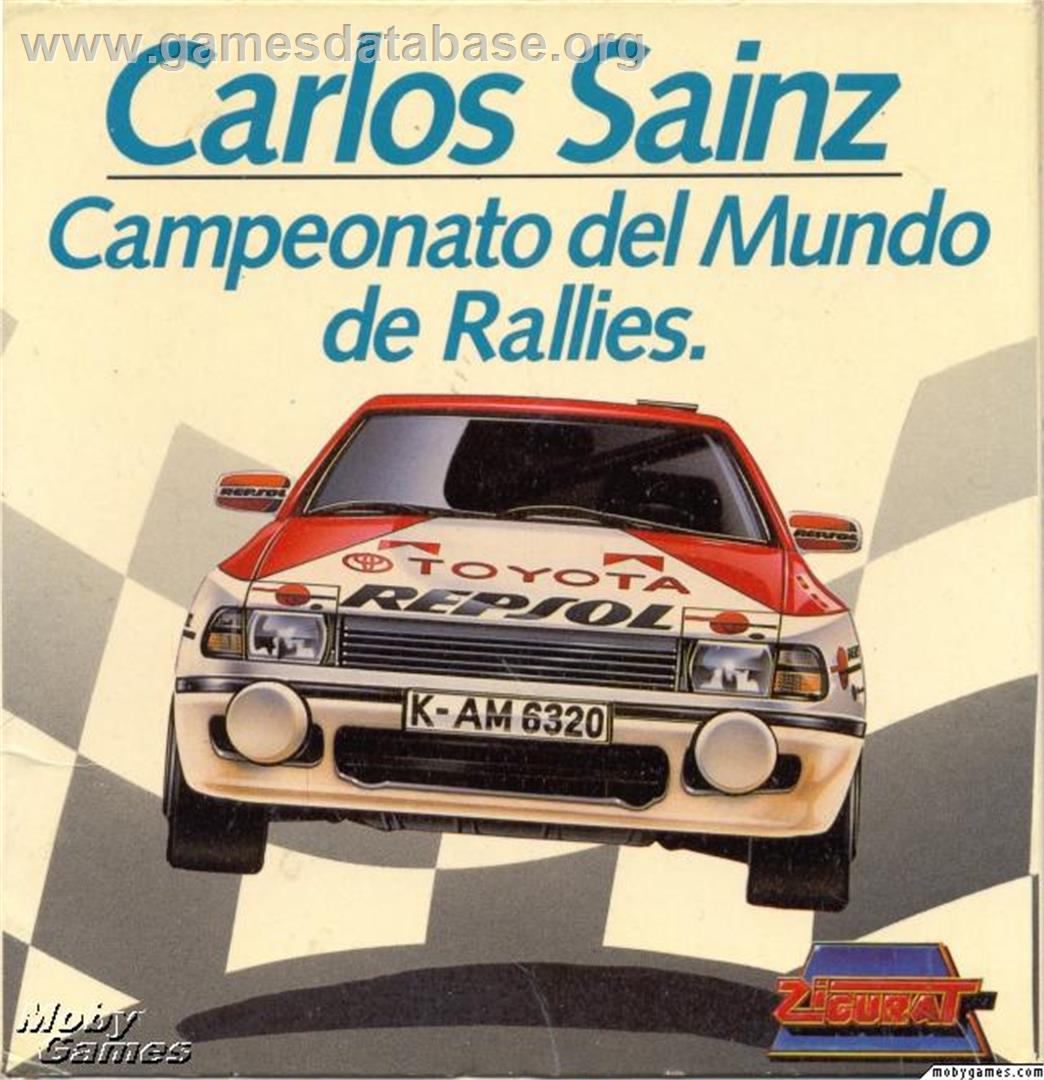 Carlos Sainz - Microsoft DOS - Artwork - Box