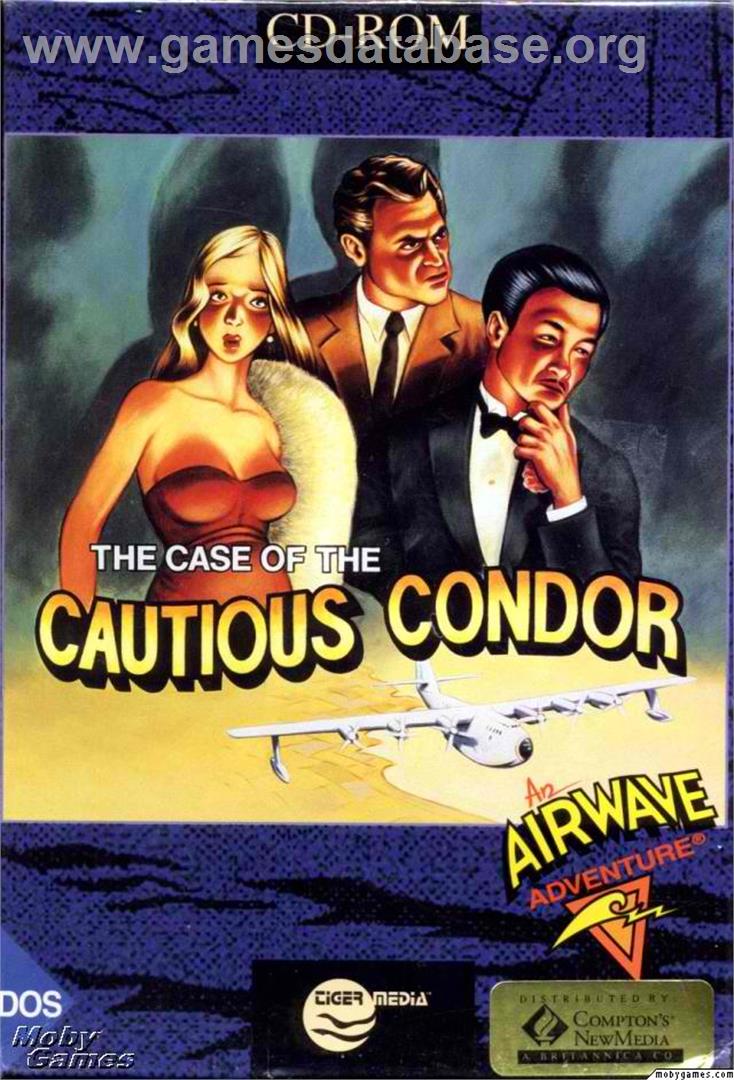 Case of the Cautious Condor, The - Microsoft DOS - Artwork - Box